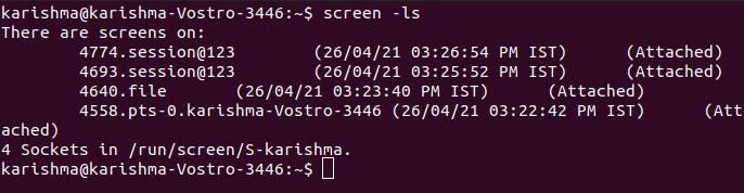 Linux Screen Command