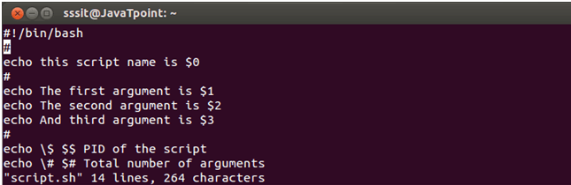 Shell Script Parameters Online Tutorials Library List Tutoraspire