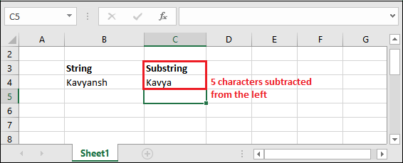 Excel Substring Formula Online Tutorials Library List Tutoraspire