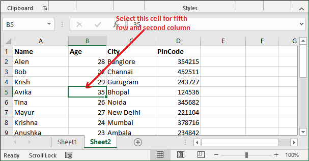 how do you freeze multiple panes in excel