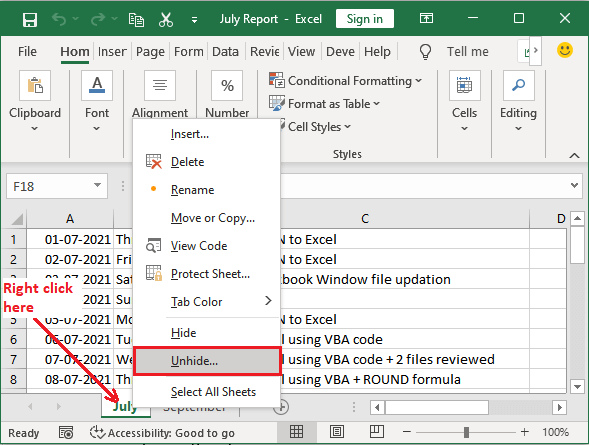 How To Unhide Worksheet In Excel Online Tutorials Library List 7712