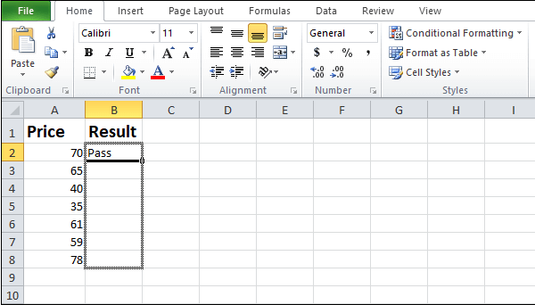 excel nested if then formula