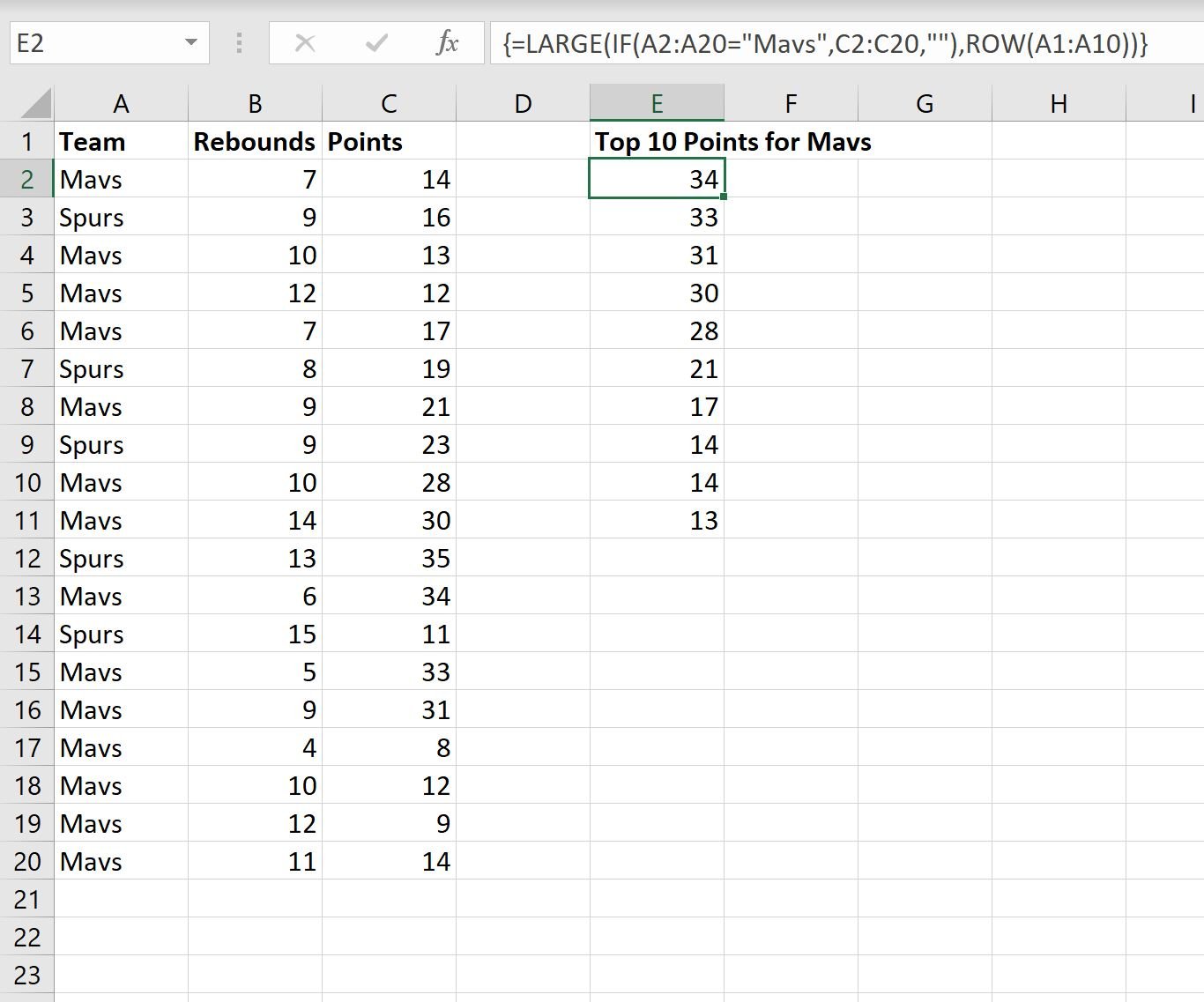 excel-how-to-find-top-10-values-based-on-criteria-online-tutorials