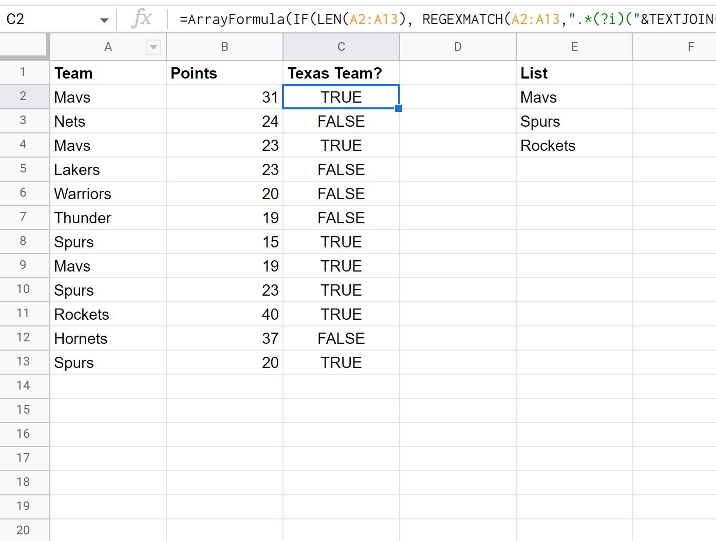 google-sheets-check-if-cell-contains-text-from-list-online-tutorials