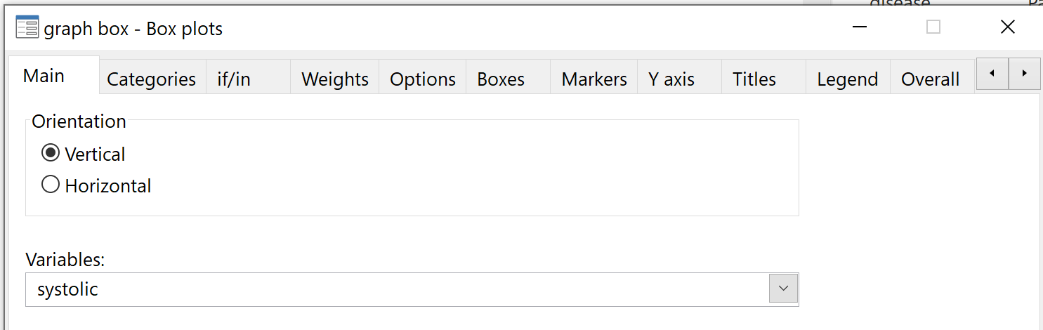 Boxplot in Stata